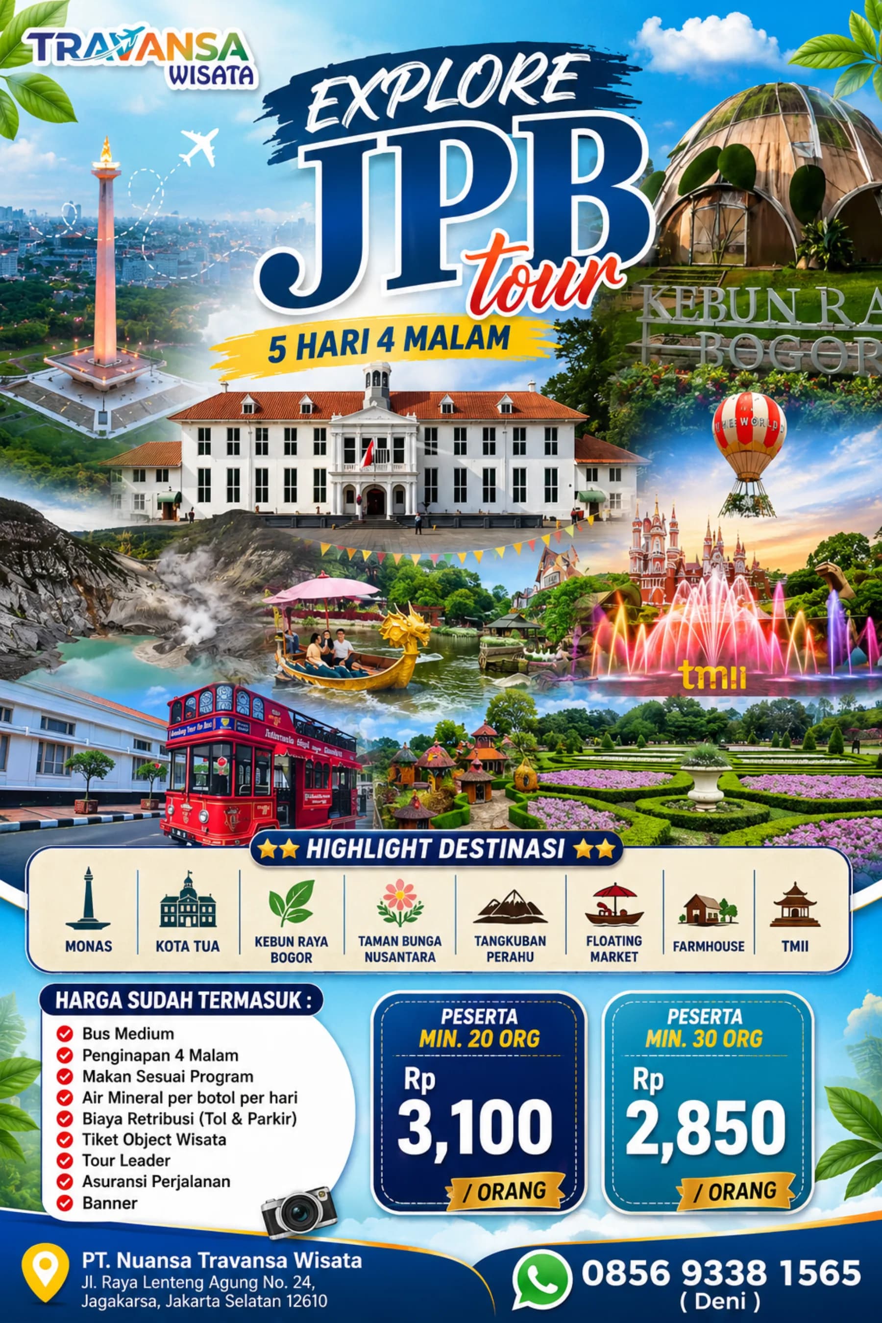 Flyer paket travel Travansa