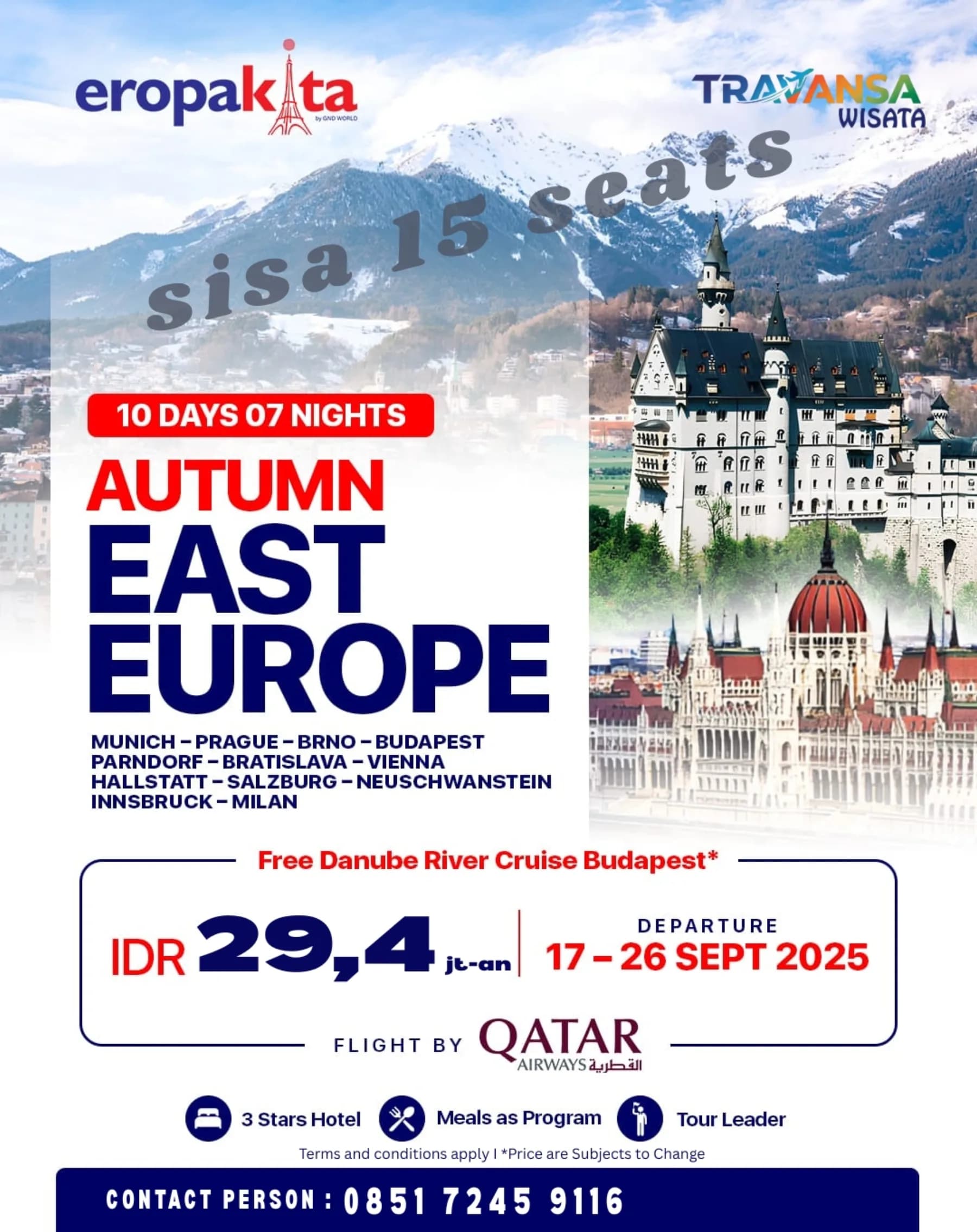 Flyer paket Eropa Travansa